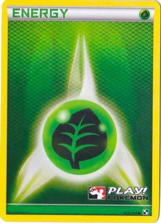Grass Energy (Play! Pokemon) 105/114 - League & Championship Cards Holofoil