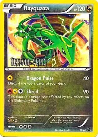 Rayquaza (Dragon Vault) 011/20 - Blister Exclusives Holofoil