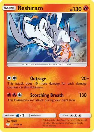 Reshiram 014/73 - Shining Legends Reverse Holofoil