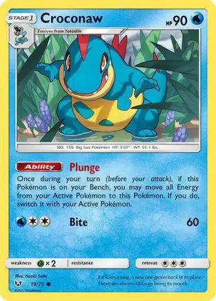 Croconaw 019/73 - Shining Legends Reverse Holofoil