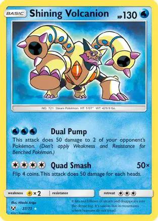 Shining Volcanion 027/73 - Shining Legends Holofoil