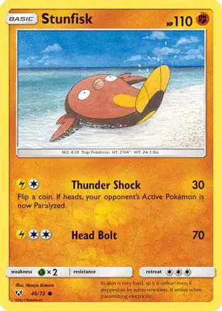 Stunfisk 046/73 - Shining Legends Reverse Holofoil