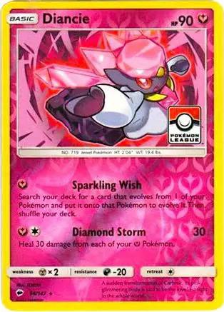 Diancie (Pokemon League) 094/147 - League & Championship Cards Reverse Holofoil