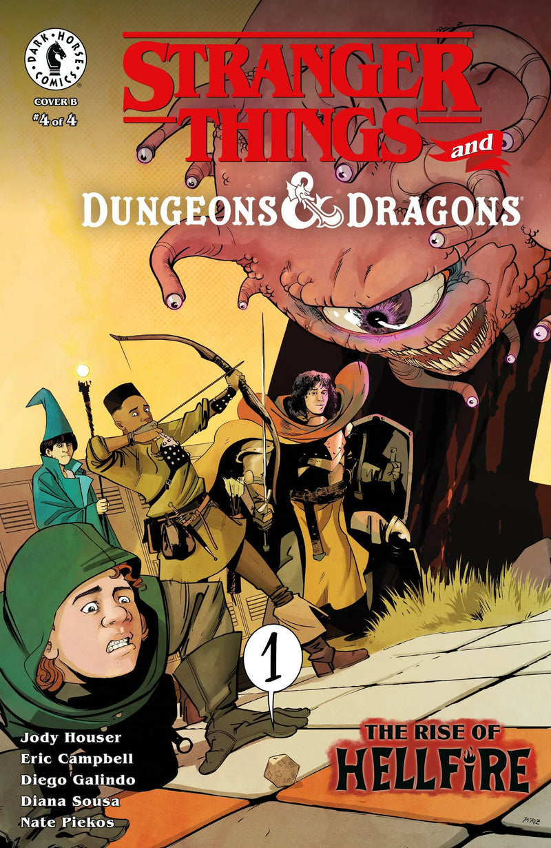 Stranger Things Dungeons & Dragons D&D Rise Of Hellfire #4 B Piriz (06/11/2025) Dark Horse