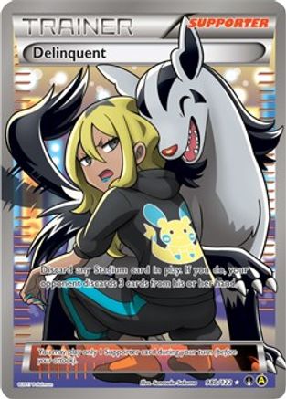 Delinquent (Full Art) 98b/122 - Alternate Art Promos Holofoil