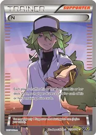 N (Supporter) 105a/124 - Alternate Art Promos Holofoil