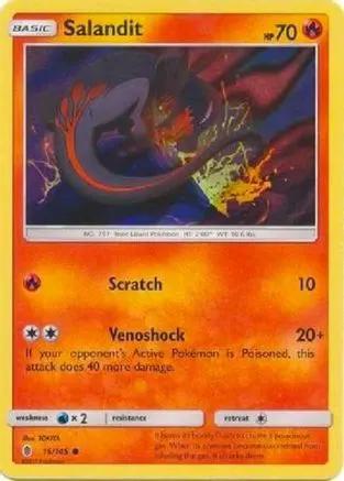 Salandit (Collection Promo) 015/145 - League & Championship Cards Holofoil