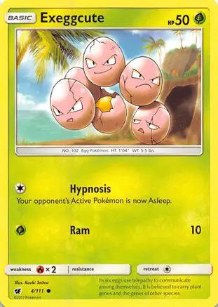 Exeggcute 004/111 - SM  Crimson Invasion Reverse Holofoil