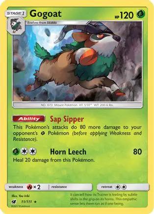Gogoat 011/111 - SM  Crimson Invasion Holofoil
