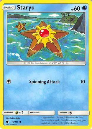 Staryu 015/111 - SM  Crimson Invasion Reverse Holofoil
