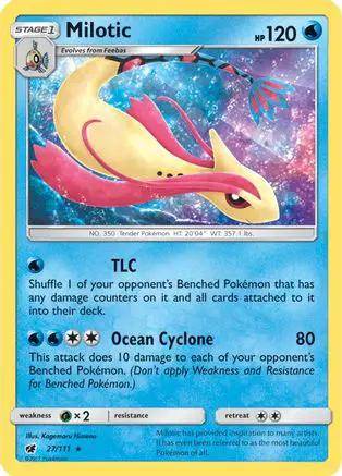 Milotic 027/111 - SM  Crimson Invasion Holofoil