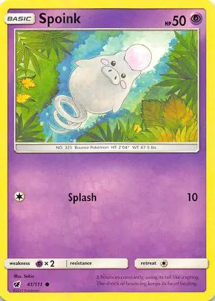 Spoink 041/111 - SM  Crimson Invasion