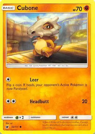 Cubone 052/111 - SM  Crimson Invasion
