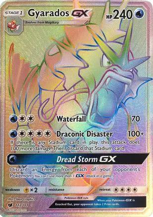 Gyarados GX (Secret) 112/111 - SM  Crimson Invasion Holofoil