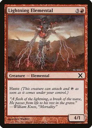 Lightning Elemental (10E-217) - 10th Edition