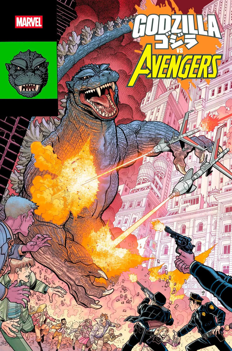 Godzilla VS Avengers #1 F Nick Bradshaw Monster Homage Variant (06/18/2025) Marvel