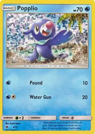 Popplio 004/12 - McDonalds Promos 2017 Holofoil