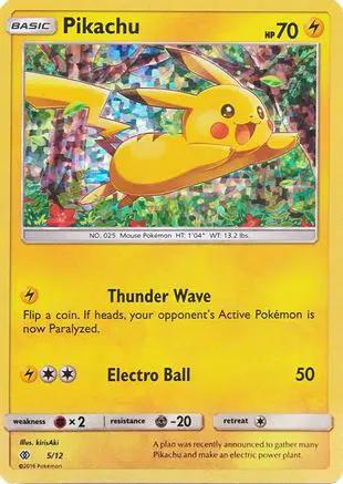 Pikachu 005/12 - McDonalds Promos 2017 Holofoil