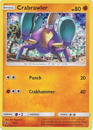 Crabrawler 007/12 - McDonalds Promos 2017 Holofoil