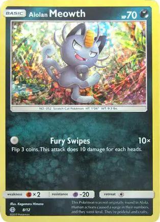 Alolan Meowth 008/12 - McDonalds Promos 2017 Holofoil
