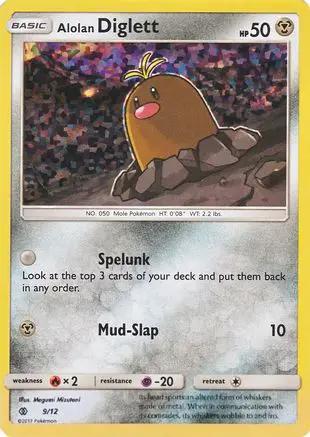 Alolan Diglett 009/12 - McDonalds Promos 2017 Holofoil