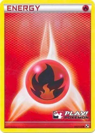 Fire Energy (Play! Pokemon) 106/114 - League & Championship Cards Holofoil