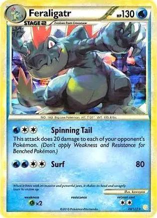Feraligatr (Cracked Ice Holo) 020/123 - Deck Exclusives Holofoil