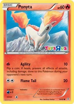 Ponyta (Toys R Us Promo) 014/83 - Miscellaneous Cards & Products Holofoil