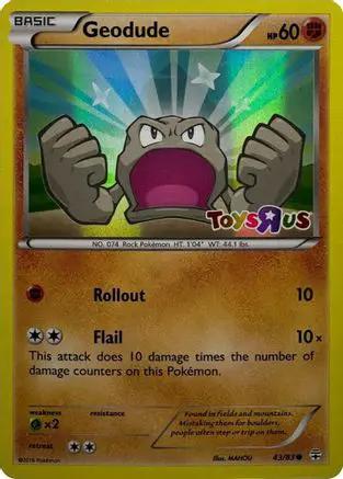 Geodude (Toys R Us Promo) 043/83 - Miscellaneous Cards & Products Holofoil