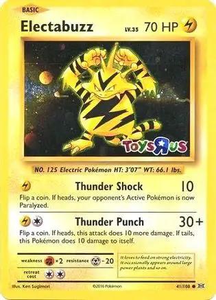 Electabuzz (Toys R Us Promo) 041/108 - Miscellaneous Cards & Products Holofoil