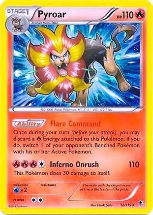 Pyroar (Cosmos Holo) 012/119 - Blister Exclusives Holofoil