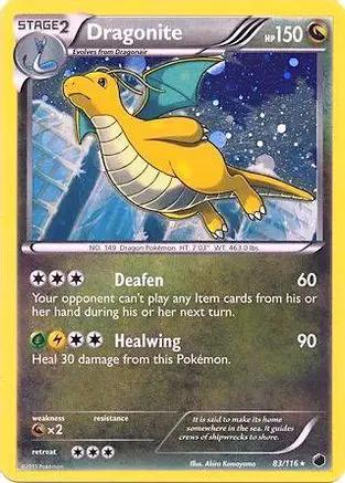 Dragonite (Cosmos Holo) 083/116 - Blister Exclusives Holofoil