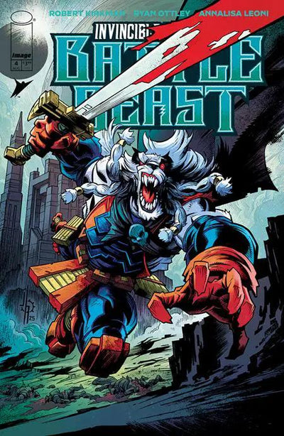Invincible Universe Battle Beast #4 D 1:25 Jason Howard Variant (08/20/2025) Image