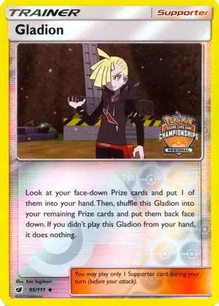 Gladion (Regional Championships) 095/111 - League & Championship Cards Reverse Holofoil