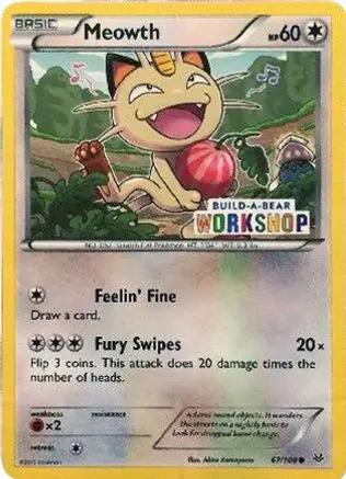 Meowth (Build-A-Bear Workshop Exclusive) 067/108 - Miscellaneous Cards & Products