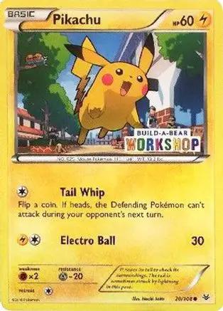 Pikachu (Build-A-Bear Workshop Exclusive) 020/108 - Miscellaneous Cards & Products