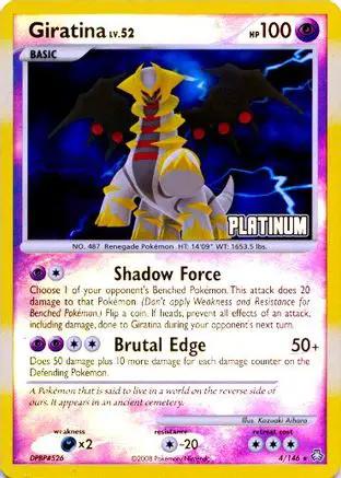 Giratina [Platinum] 004/146 - Burger King Promos Reverse Holofoil