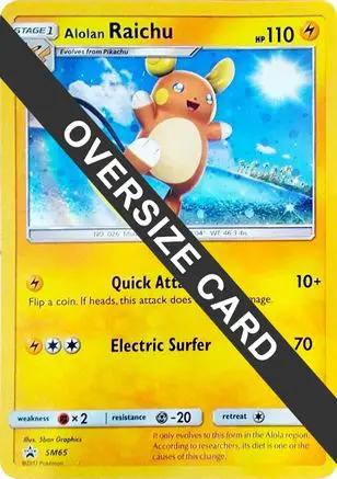 Alolan Raichu SM65 - Jumbo Cards Holofoil
