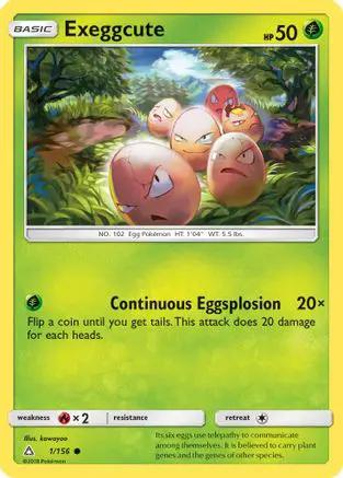 Exeggcute 001/156 - SM  Ultra Prism Reverse Holofoil