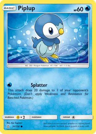 Piplup 031/156 - SM  Ultra Prism