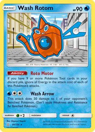 Wash Rotom 040/156 - SM  Ultra Prism