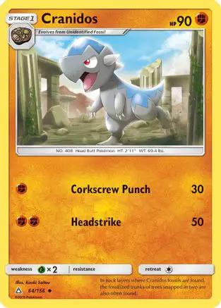 Cranidos 064/156 - SM  Ultra Prism Reverse Holofoil