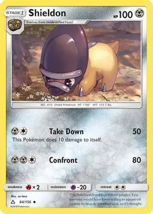 Shieldon 084/156 - SM  Ultra Prism Reverse Holofoil