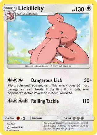 Lickilicky 103/156 - SM  Ultra Prism