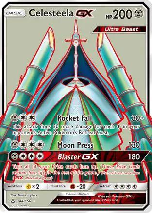 Celesteela GX (Full Art) 144/156 - SM  Ultra Prism Holofoil