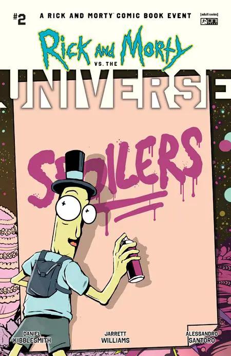 Rick And Morty Vs The Universe #2 (Of 4) C 1:10 Flops Interlocking Variant (08/13/2025) Oni