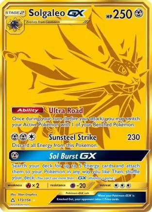 Solgaleo GX (Secret Rare) 173/156 - SM  Ultra Prism Holofoil