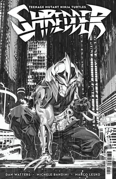 Teenage Mutant Ninja Turtles Shredder #1 F 1:25 Kael Ngu B&W (08/27/2025) Idw
