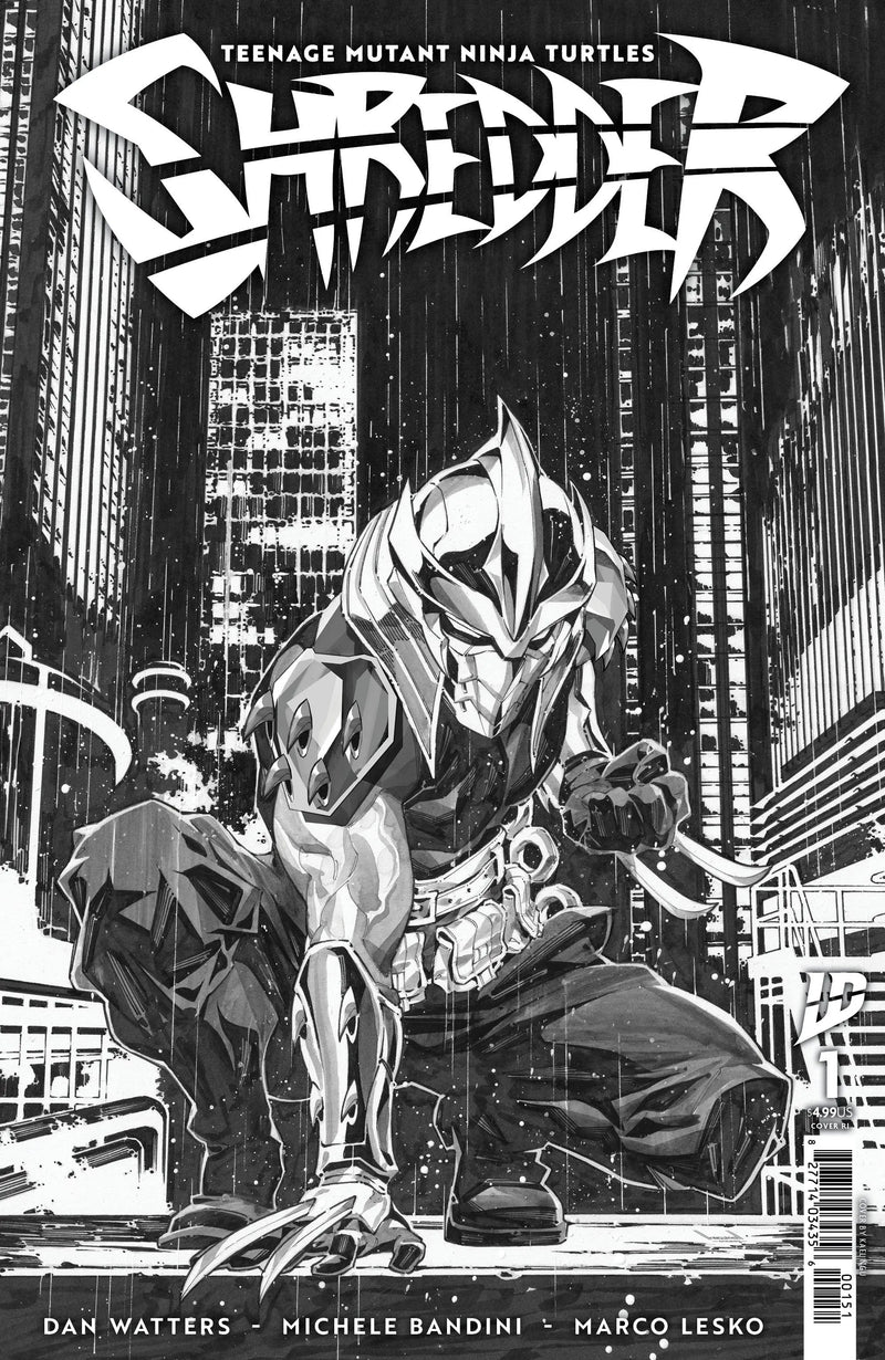 Teenage Mutant Ninja Turtles Shredder #1 F 1:25 Kael Ngu B&W (08/27/2025) Idw