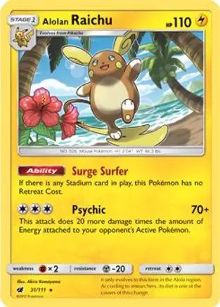 Alolan Raichu (SM Crimson Invasion) 031/111 - Deck Exclusives